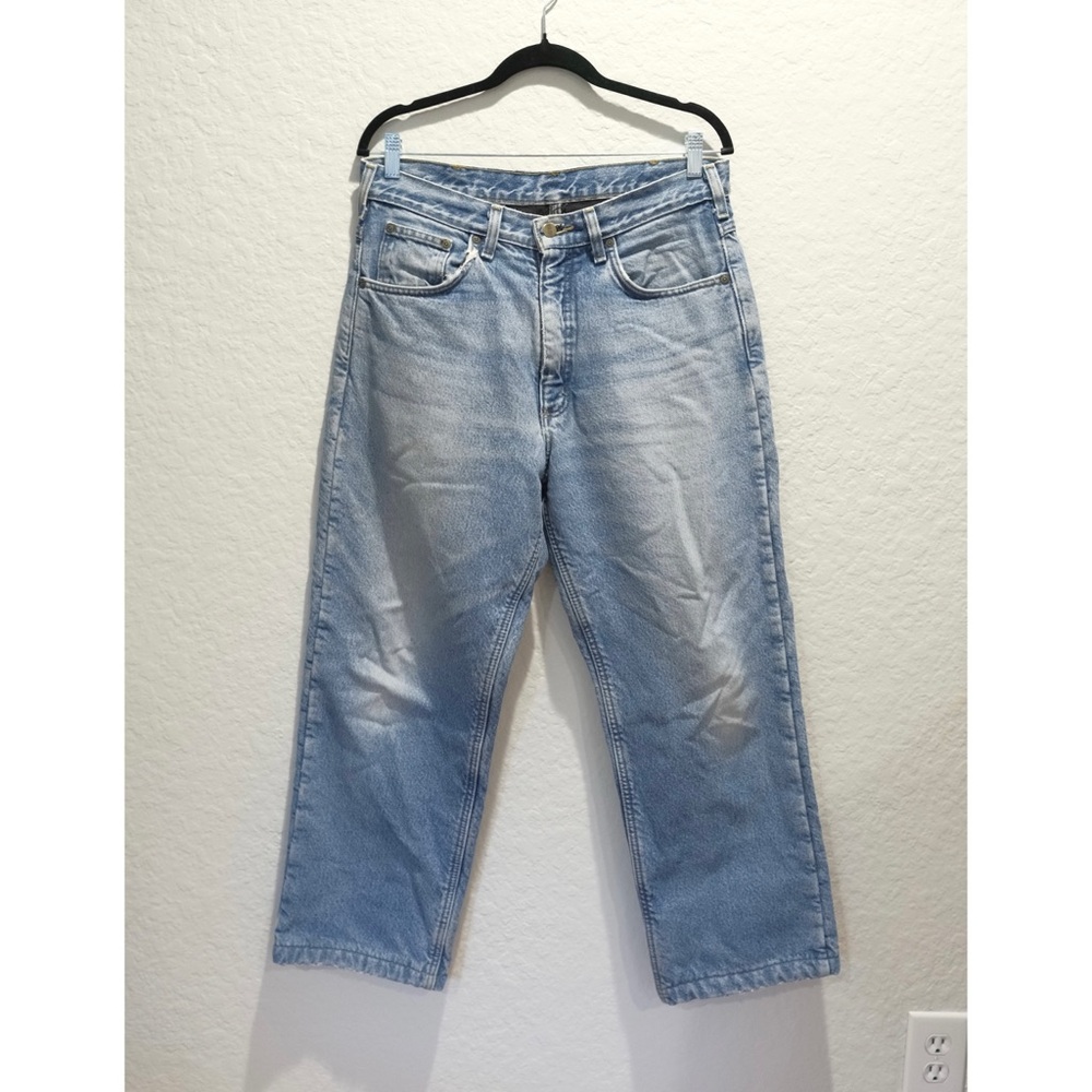 Vintage Carhartt Flannel Lined Jeans Men’s 33x27 Faded Workwear Straight Y2K